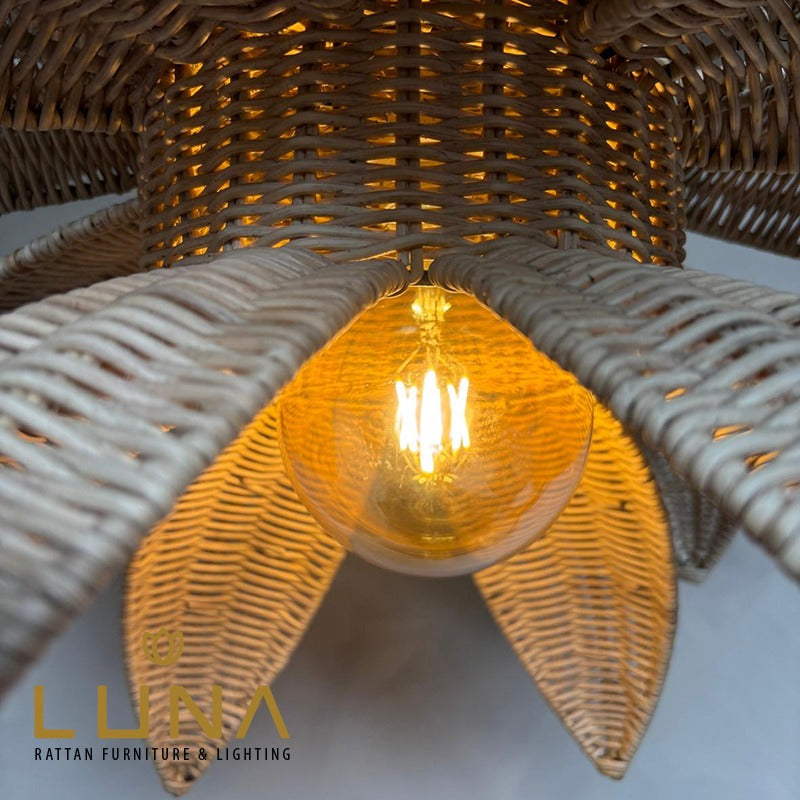 PALM LEAF - Rattan Pendant Lamp