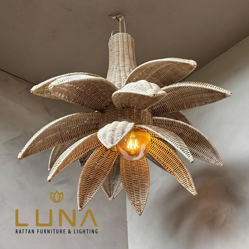 PALM LEAF - Rattan Pendant Lamp