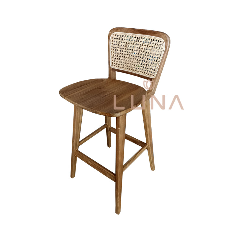 MORROCO - Teak Wood Bar Stool / Chair