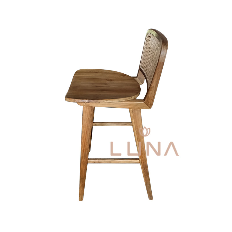 MORROCO - Teak Wood Bar Stool / Chair